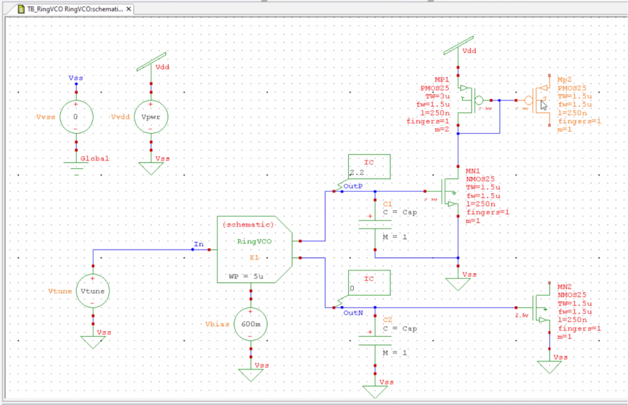 S-Edit schematic screenshot