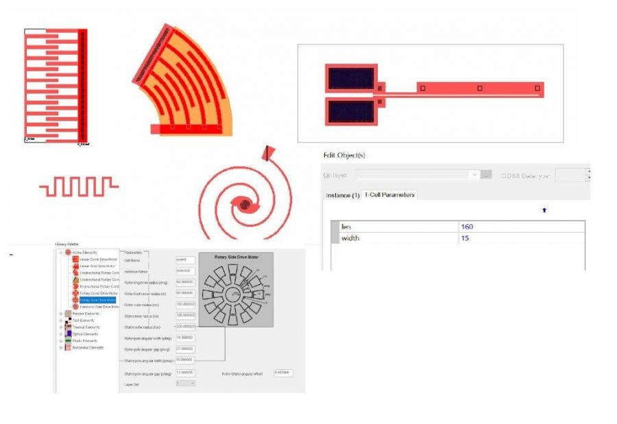 Automatic layout generation with parameterized cells