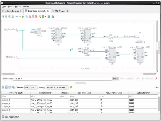 Tessent FastScan screenshot