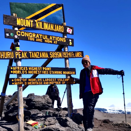 Ray at Mt. Kilimanjaro